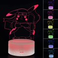 thumbnail image 1 of 3D Illusion Lamp Toys Night Light 7 Color Change Decor LED Desk Lamp-006, 1 of 5