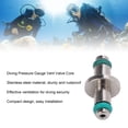 thumbnail image 4 of Núcleo De Válvula De Manguera De Alta Presión, Núcleo De Válvula De Ventilación De Buceo Diseño Compacto Estructura Sellada Resistente A La Oxidación Uso Versátil Para, 4 of 7