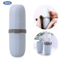 thumbnail image 6 of 5-Pack Portable Travel Toothbrush & Toothpaste Holder for Camping - Compact Storage Box, 6 of 8