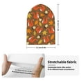 thumbnail image 2 of Lsque Squirrel Maple pine nut Pattern Knitted Beanie, Unisex Winter Hat, Knit Hat Winter Beanies Thick Fisherman Beanies Cuffed Plain Skull Caps, 2 of 6