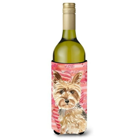 Love a Yorkie Yorkshire Terrier Wine Bottle Beverge Insulator Hugger