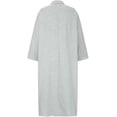 thumbnail image 5 of ZANKLEY Womens Casual Long Sleeve Button Down Loose Striped Cotton Maxi Shirt Dress, 5 of 10