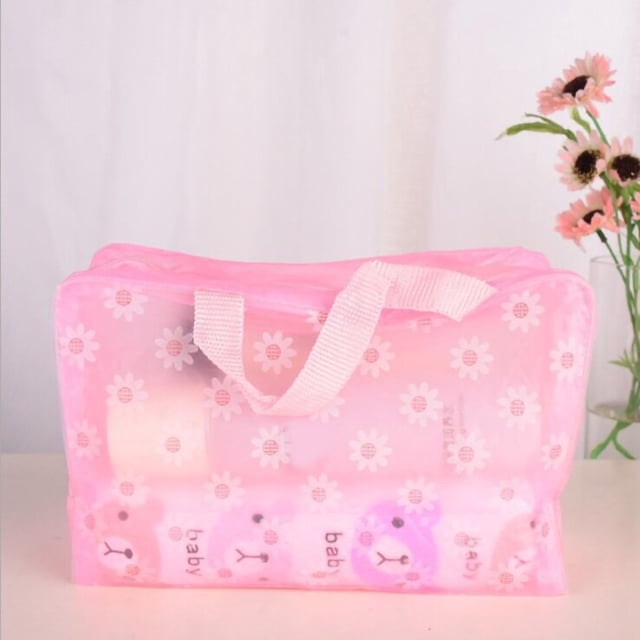 Cosmetic Bag Toiletry Storage Bag Travel Makeup Bag Toiletry Pouch Waterproof Makeup Bag Travel Makeup Bag PVC Waterproof Cosmetic Bag Toiletry Pouch Storage Bag For Bathroom