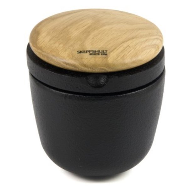 skeppshult cast iron and oak "swing" pepper mill, 0071e