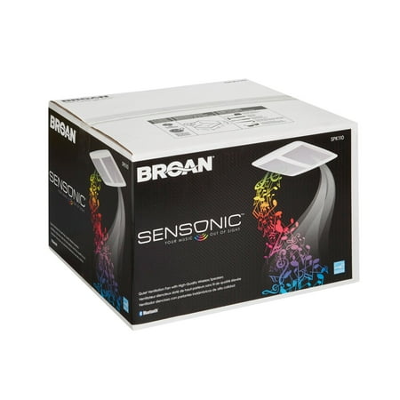 Broan Sensonic Wireless Bluetooth Speaker 110 CFM 1.0 Sones Bathroom Ceiling (Best Home Ceiling Speakers)