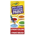 thumbnail image 2 of Crayola Spill Proof Paint Set, Washable Paint, Assorted Colors, Less Mess Paint for Toddlers, 2 of 9