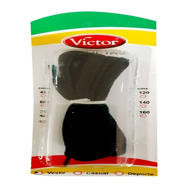 Agujeta Victor Negro 75 cm
