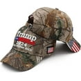 thumbnail image 4 of Trump 2024 45-47 Hat MAGA Hat Donald Trump Merchandise Make America Great Again Slogan with USA Flag Adjustable Baseball Cap, 4 of 5