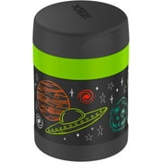 Thermos Vacuum Insulated Funtainer Food Jar with Spoon, Space, 10 ounce