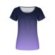 thumbnail image 4 of Fiudx Ofertas Flash Artículos En Oferta Blusa Holgada de Manga Corta con Cuello Redondo Informal Estampada a La Moda para Mujer, 4 of 6