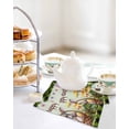 thumbnail image 4 of Happy Easter Kitchen Dish Towels for Drying Dishes Set of 3, Rabbit Eggs Spring Mushrooms Botanical Green Plaid Waffle Weave Microfiber Hand Tea Bathroom Towels Quick Dry & Absorbent Towel 12x12, 4 of 7