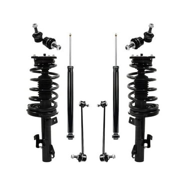 Front and Rear Shock Strut Coil Spring Sway Bar Link Kit - Compatible with 2012 - 2014 Mazda 5 2013