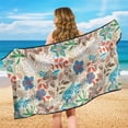 thumbnail image 6 of XYZCANDO Monstera Leaf Pattern Design Car Seat Towel Cover, Sweat-Absorbent Seat Covers Non-Slip Dirt Repellent for Cars Truck Van, 6 of 11