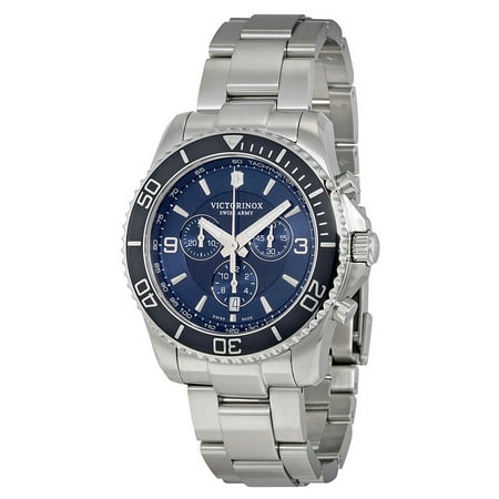 - Swiss Army Maverick Chronograph Blue Dial Mens Watch 241689