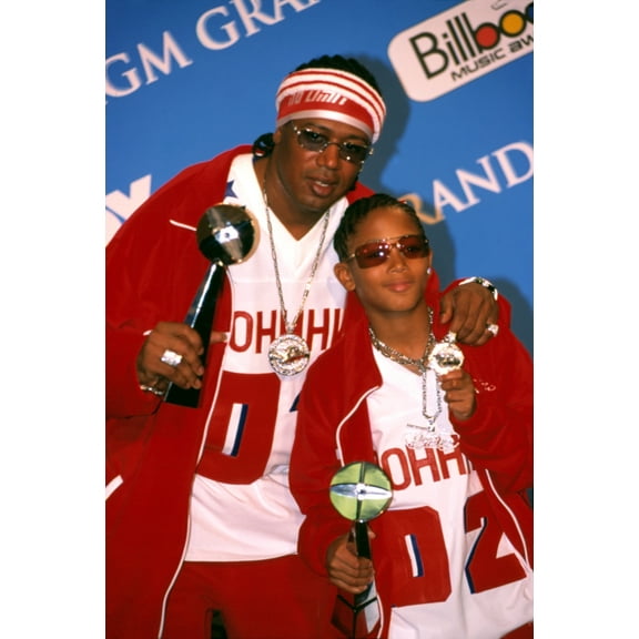 Master P And Son, Lil' Romeo At The 2001 Billboard Awards, Las Vegas, Nv, 11292001, By Robert Hepler Celebrity (8 x 10)