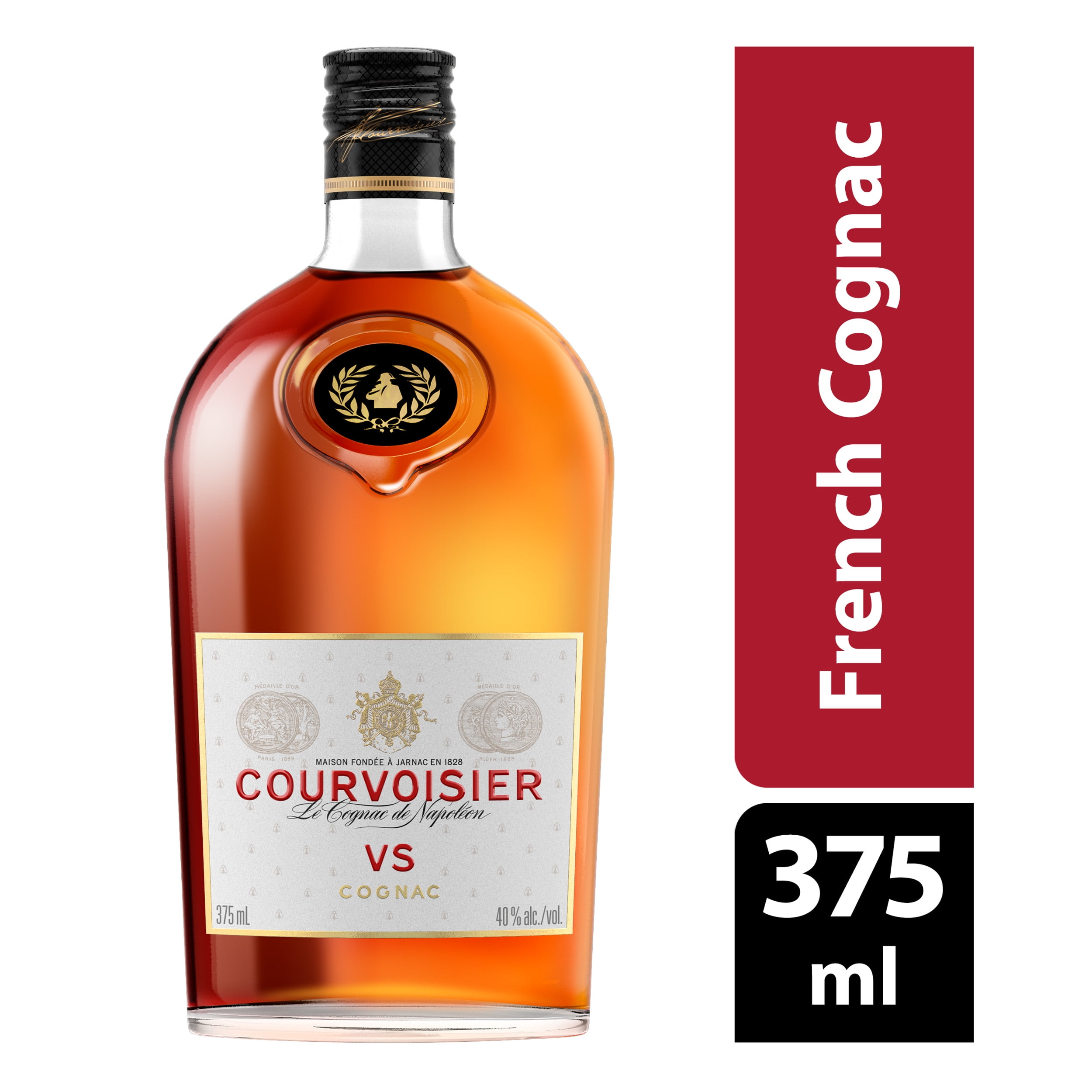 Courvoisier Vs Cognac, 375 ml Bottle, ABV 40.00% - Walmart.com