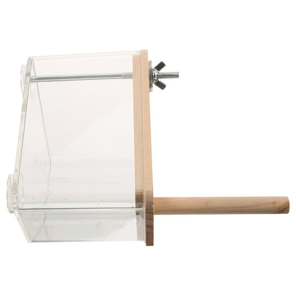Soimiss Acrylic Parrot Nesting Box with Clear Design Durable Bird Breeding Box for Pet Birds