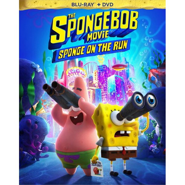 The Spongebob Movie Sponge On The Run Blu Ray Dvd Walmart Com Walmart Com