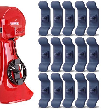 15 Pack Kitchen Appliance Cord Winder  Cord Organizer for Appliances Stick On  Kitchen Appliance Cord Wrapper for Mixer and Kitchen Accessories  Wire Keeper Around for Small Appliance