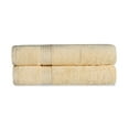 thumbnail image 2 of BNM Egyptian Cotton Luxury 2 Piece Bath Sheet Set, Canary, 2 of 5
