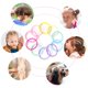 thumbnail image 5 of Bandas para el cabello, 400 piezas de bandas para el cabello para bebés, bandas para el cabello para niños pequeños, bandas para el cabello pequeñas multicolores, bandas elásticas para el cabello para cabello fino, para niñas oso de fresa Electrónica, 5 of 5