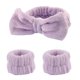 thumbnail image 1 of Juego de 6 pulseras prácticas para el pelo con banda para la muñeca y lazo para el pelo de felpa, 1 of 6