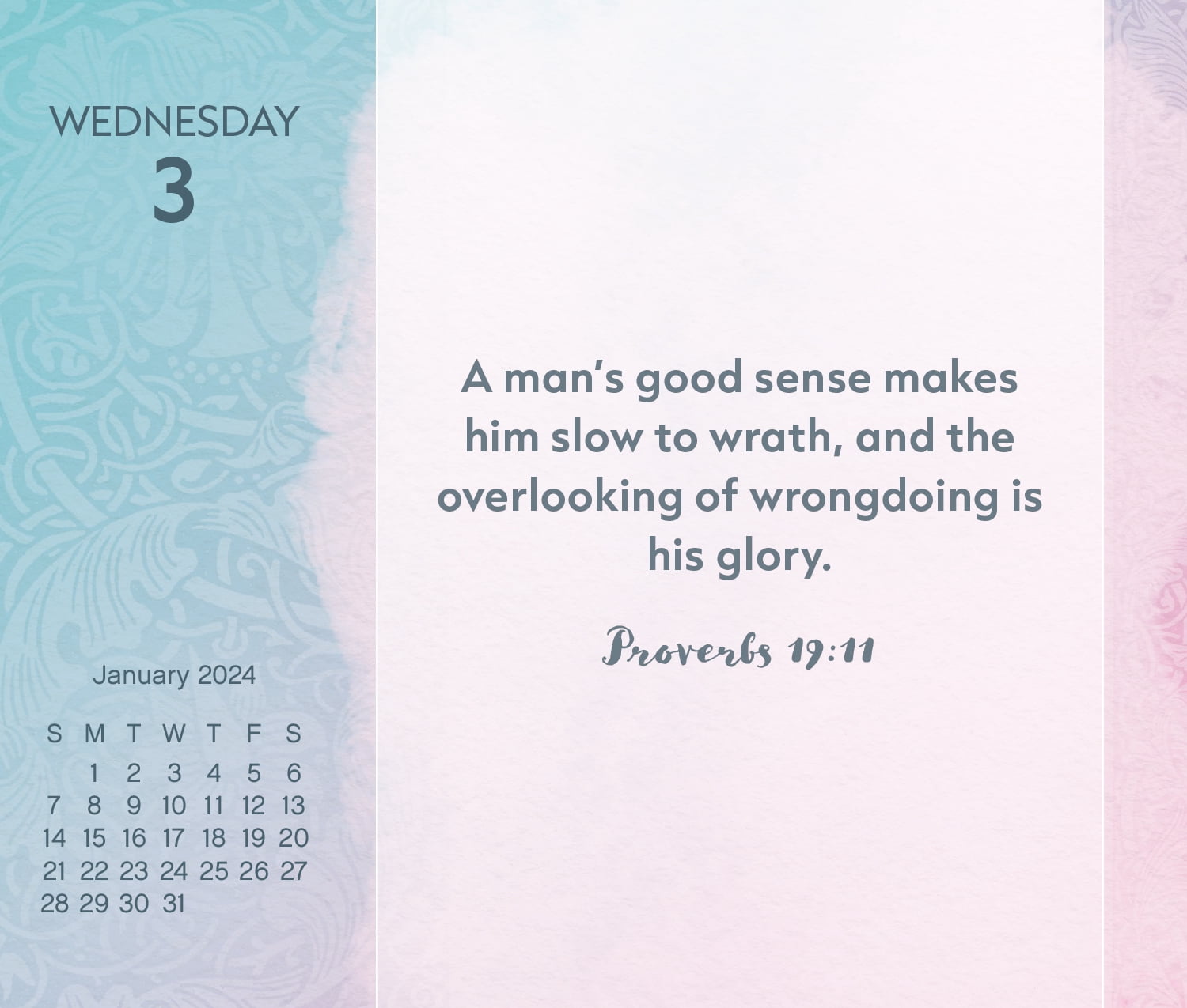 2024 Bible Verses Box Calendar