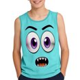 thumbnail image 1 of Niños Pequeños Camisola sin Mangas Gradiente Suave Impresión Moda Lindo Fondo para Niños 3-15 Años, 1 of 8