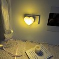 thumbnail image 5 of Cute Heart-Shaped Lamp Cute Night Lights with Dusk to Dawn Sensor Yellow 1pack LED Night Light for Gifts Gaming Room, 5 of 6