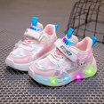 thumbnail image 4 of Kids LED Light Up Sneakers Girls Running Shoes Lightweight Sport Outdoor Walking Shoes for Girls Christmas Birthday Children Show Gift (Toddler/Little Kid/Big Kid) ﻿, 4 of 10