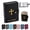 Black, variant on Catholic Prayer Card Holder, Genuine Leather Holy Wallet, Pocket Prayer Card Organizer with Snap Closure with 40 Sleeves Album Book Religious Spiritual Gift Traveling Display Protectors