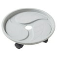 thumbnail image 4 of IDEANATEGRATE Planter Base With Wheels Flower Pot Tray Round PP 1Pack, 4 of 8