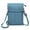 Blue, variant on Leather Small Crossbody Bags For Women Designer Cell Phone Bag Wallet Purses With Adjustable Strap