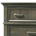 thumbnail image 5 of Benjara Ston 49 Inch Tall Dresser Chest, 5 Drawers, Pewter, Crown ing, Gray, 5 of 6
