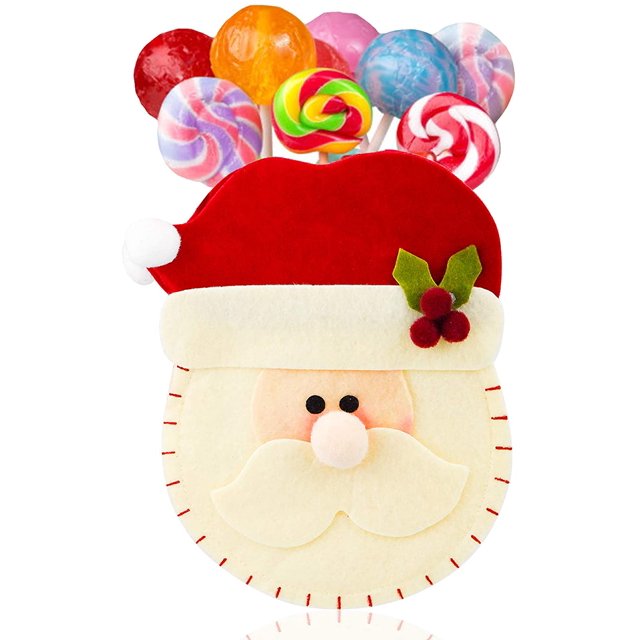 Bolsa de regalo de Papá Noel, bolsa de regalo de fieltro de Navidad bonita bolsa de regalo de decoración de fiesta de Navidad Fokelyi WLJ-2271