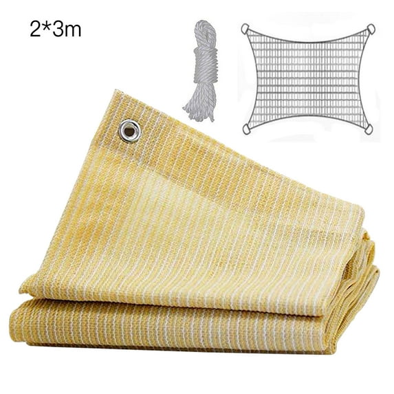 BToBackyard Sunblock Shade Cloth Garden Netting 95% Shading Rate Outdoor Square Summer Camping Rectangle Lightweight Sunscreen Mesh