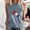 Gray, variant on 4th of July Tank Tops for Women Star Print American Flag T-Shirt Casual Sleeveless 2024 Summer Patriotic Tee Shirts