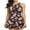 Pink, variant on One Piece Swimsuits for Women with Skirt High Neck Plunge Mesh Bathing Suit Modest Tummy Control Monokini Swim Dress
