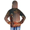 thumbnail image 4 of Pofeuu Astronaut On Mars A Print Kids Active Zipper Sun Protection Jacket Boys Girls Hooded Cooling Shirt Pockets Fishing Running Outdoor-, 4 of 7