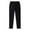 Black, variant on Admvng Mens Sweatpants Casual Solid Elastic Waist Pockets Leg Full Length Pants,Size M-5XL