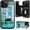 Cat Is At Window, variant on Case for iPhone 16 Pro Case Wallet Case with Card Holder, PU Leather Kickstand Double Magnetic Clasp Shockproof Cover Case for iPhone 16 Pro 6.3" 2024, Beach Coconut