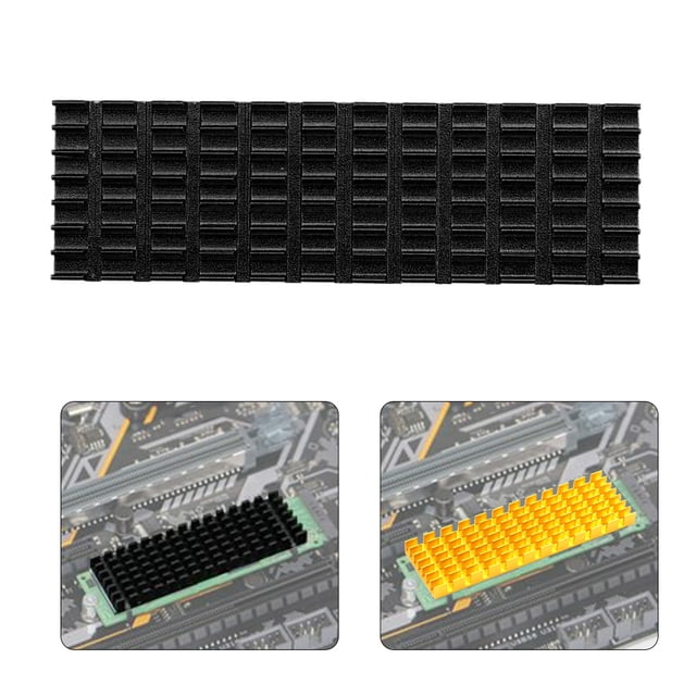 PCIE Heat Sink,M.2 SSD 2280 PCIE SSD Heatsink Heat Sinkfor Desktops Innovative Solution