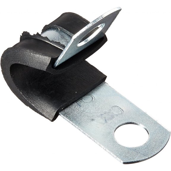 KarParts360 Cable Clamps | Metal | Natural/Zinc-Plated | Screw Attachment