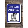 thumbnail image 4 of Reserved Parking or Curbside Pickup Sign With Your Custom Message - 12 x 18" Aluminum Sign, 4 of 4