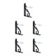 thumbnail image 3 of Riwesomey Soporte triangular estable y resistente en forma de L para estante de almacenamiento Moldura integrada en forma de L Estante de carga Type2 NO2, 3 of 6