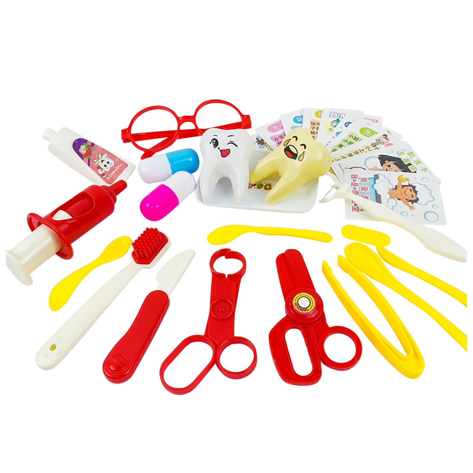 Sehao Fidget Toys Dentist Toy Kit for Kids 28/23Pcs/Set Pretend Play