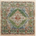 thumbnail image 3 of Unique Loom Isabella Collection Area Rug - Rossellini (4' 1" Square Green/Blue), 3 of 9