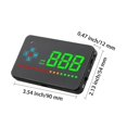 thumbnail image 4 of Velocímetro digital GPS para coche YONGSHENG Pantalla frontal, 4 of 4
