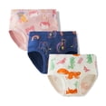 thumbnail image 2 of Emy Dola 3 Pack Little Girls Briefs 100% Cotton Cartoons Kids Underwears 2-12 Years Girls Unicorn Floral Panties- Random Color, 2 of 11