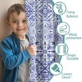 thumbnail image 3 of Blackout Kids Curtains,Boho Bohemia Flower Childrens Insulated Curtains Set Of 2,Bedroom Essentials,Toddler Room Decor 52"x84"(132x213cm), 3 of 4